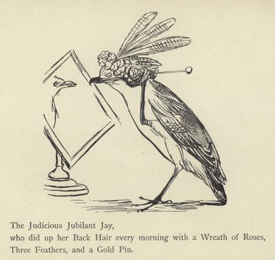 Mantıklı Sevinçli Jay by Edward Lear